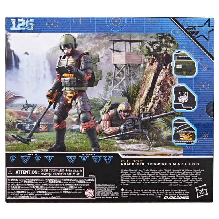Hasbro G.I. Joe Cs Roadblock, Tripwire & M.A.C.L.E.O.D. - Image 3