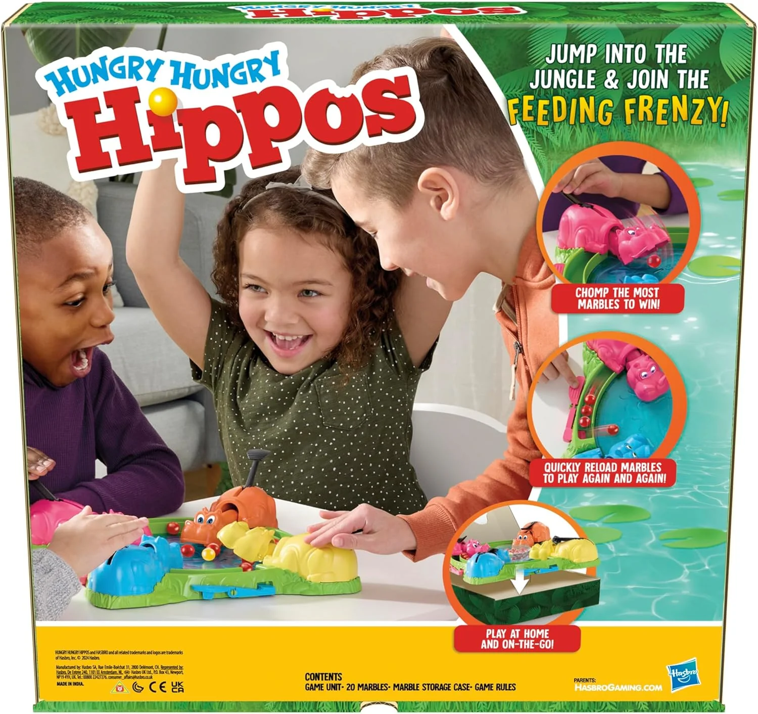 Hasbro Gaming: Hungry Hungry Hippos 2025 Refresh - Image 3
