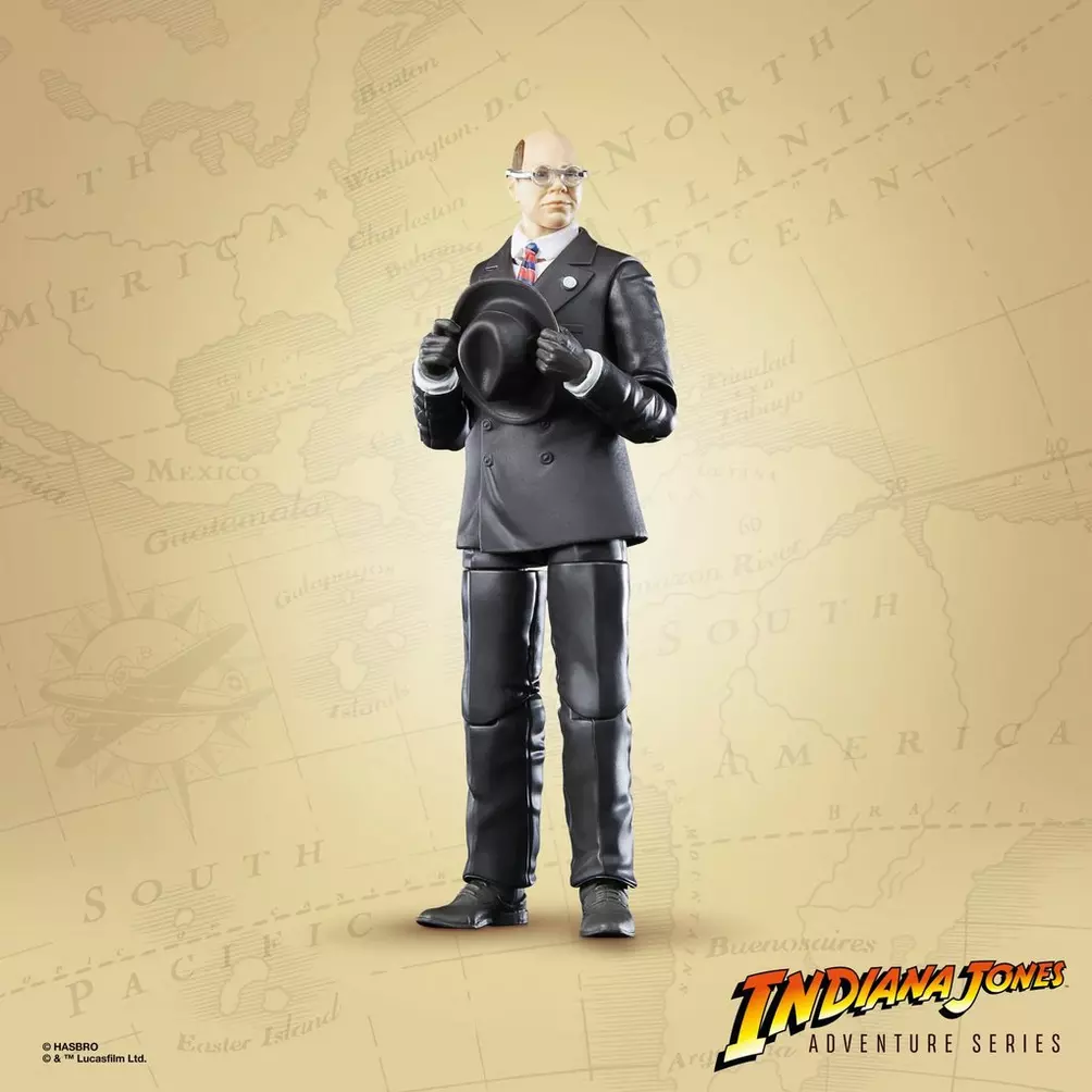 Hasbro Indiana Jones Raiders of the Lost Ark: Major Arnold Toht 6 Inch Figurine - Image 4