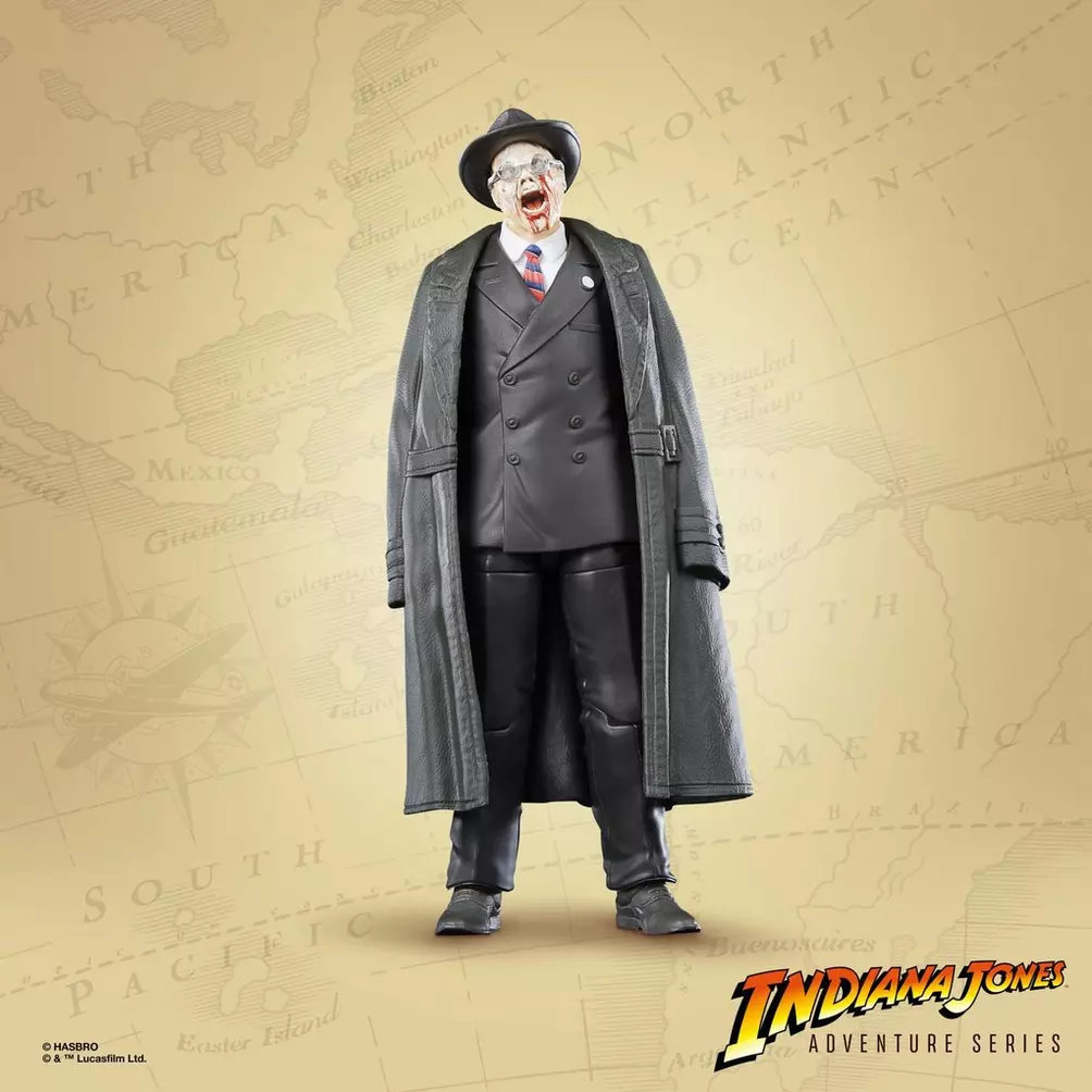 Hasbro Indiana Jones Raiders of the Lost Ark: Major Arnold Toht 6 Inch Figurine - Image 7
