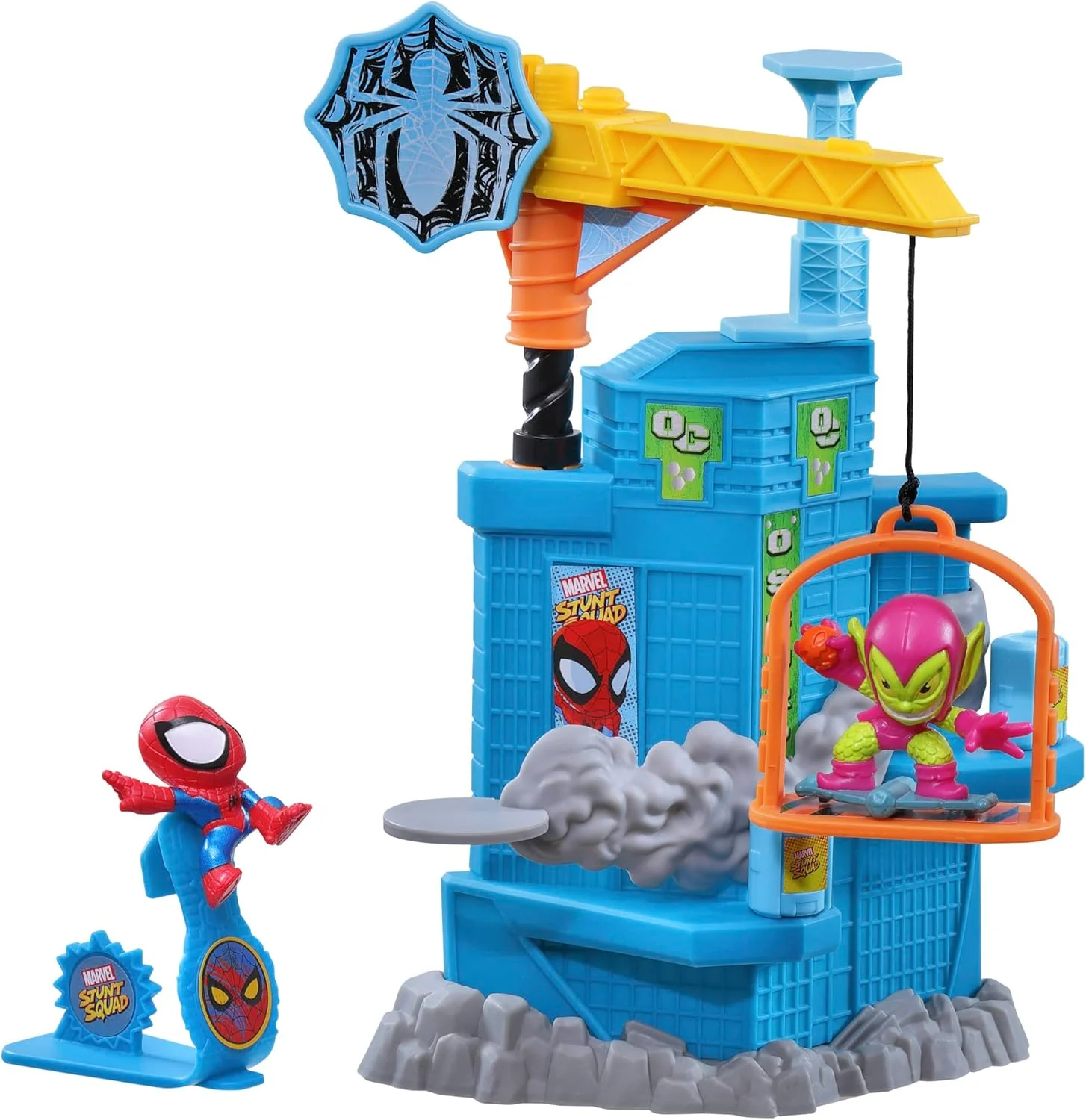 Hasbro Marvel Stunt Squad Smashin Heroes - Spider-Man vs Green Goblin