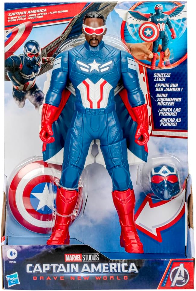 Hasbro Marvel's Captain America Flight Mode Action Figure - Image 2