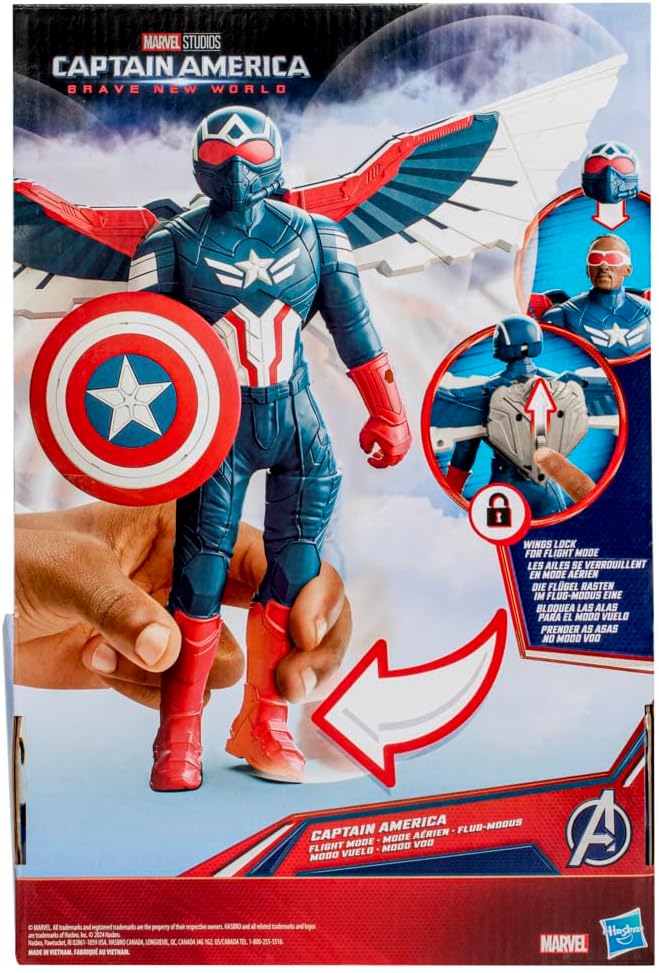 Hasbro Marvel's Captain America Flight Mode Action Figure - Image 3