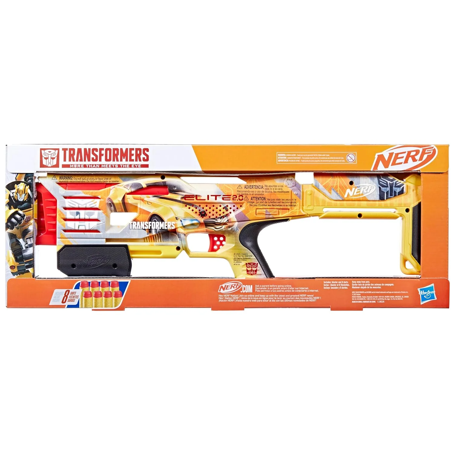 Hasbro NERF Transformers Bumblebee Blaster - Image 3