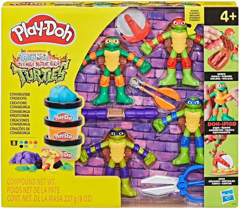 Hasbro Play-Doh Teenage Mutant Ninja Turtles Cowabunga Creations Playset - Image 2