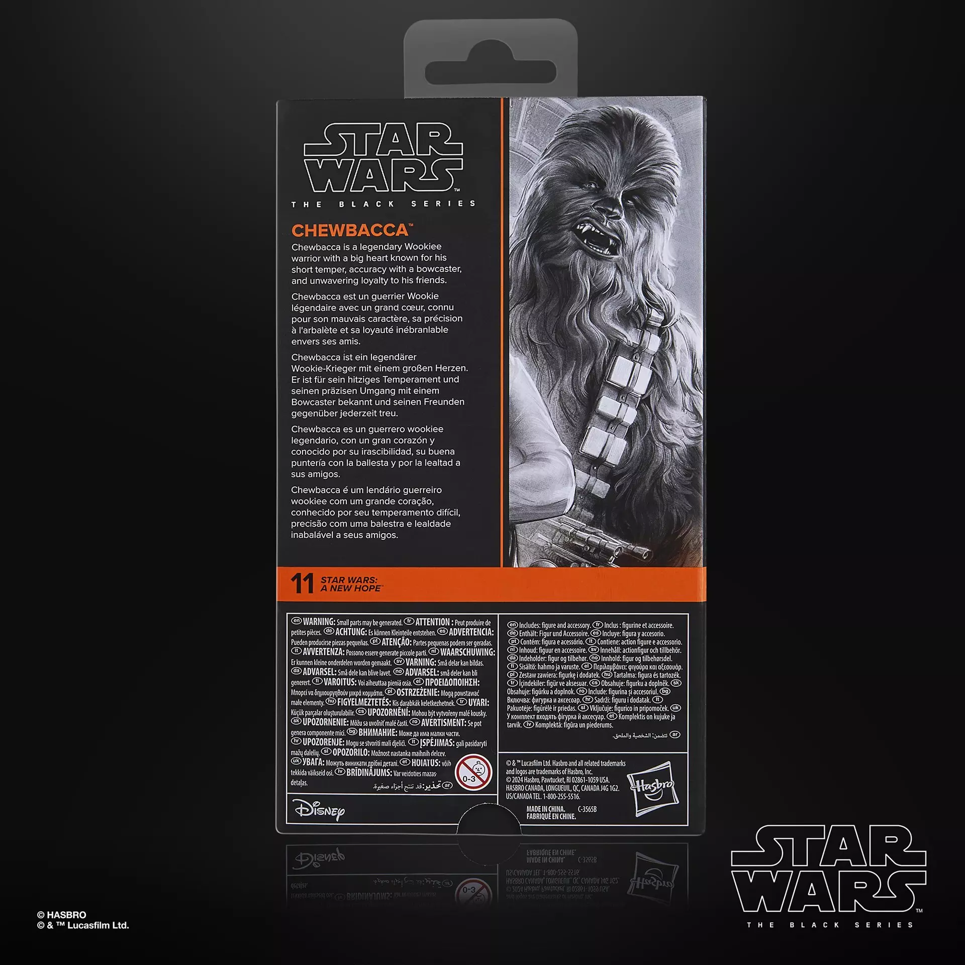 Hasbro Star Wars: The Black Series A New Hope Chewbacca Action Figure - Image 3