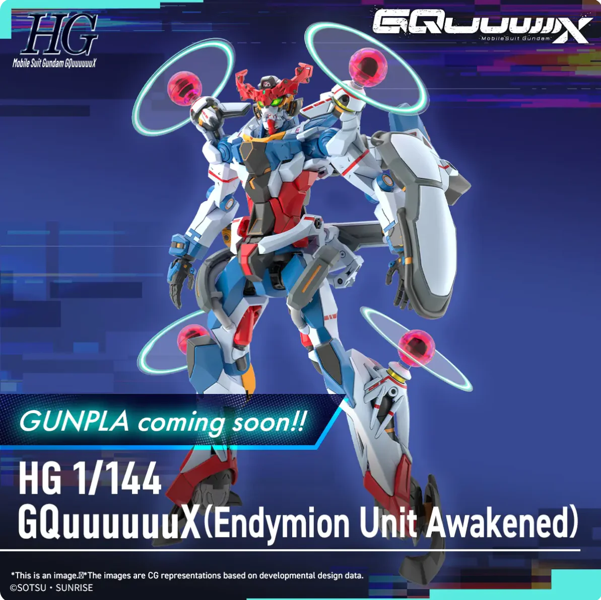 HG 1/144 GQuuuuuuX (Endymion Unit Awakened) - Image 5
