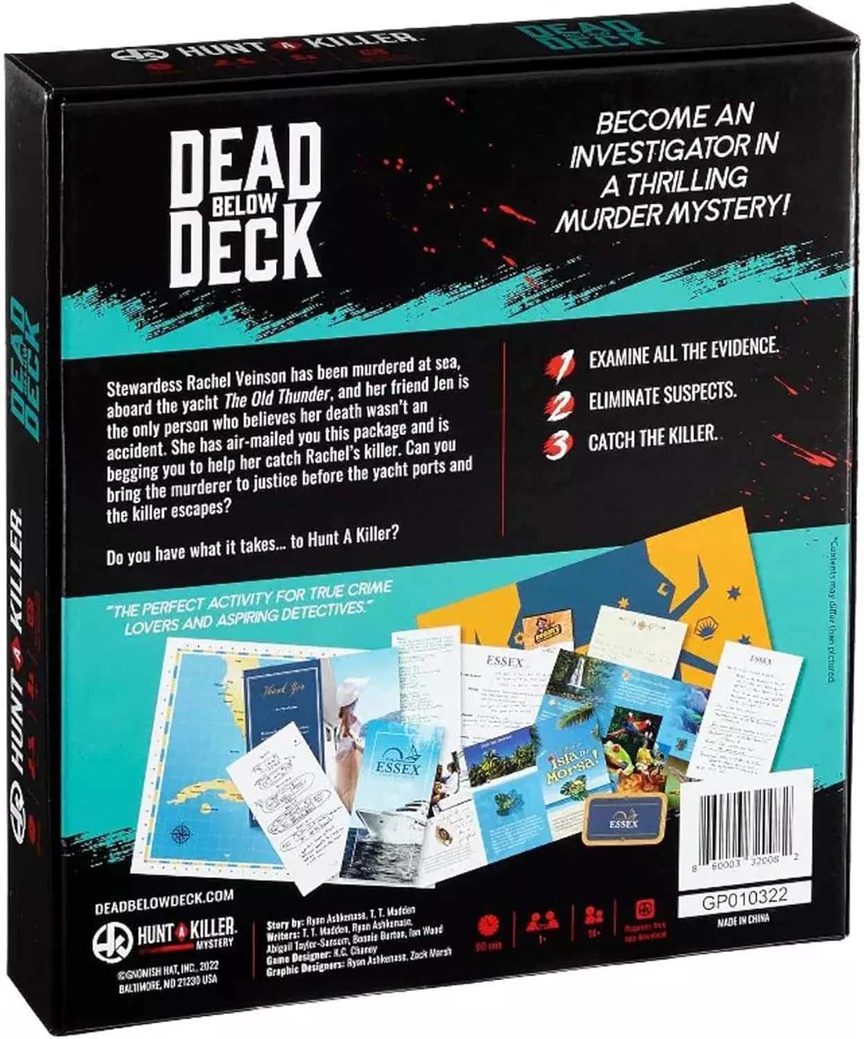 Hunt A Killer Mystery - Dead Below Deck - Image 2