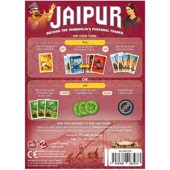 Jaipur 2nd Edition Board Game - Image 2