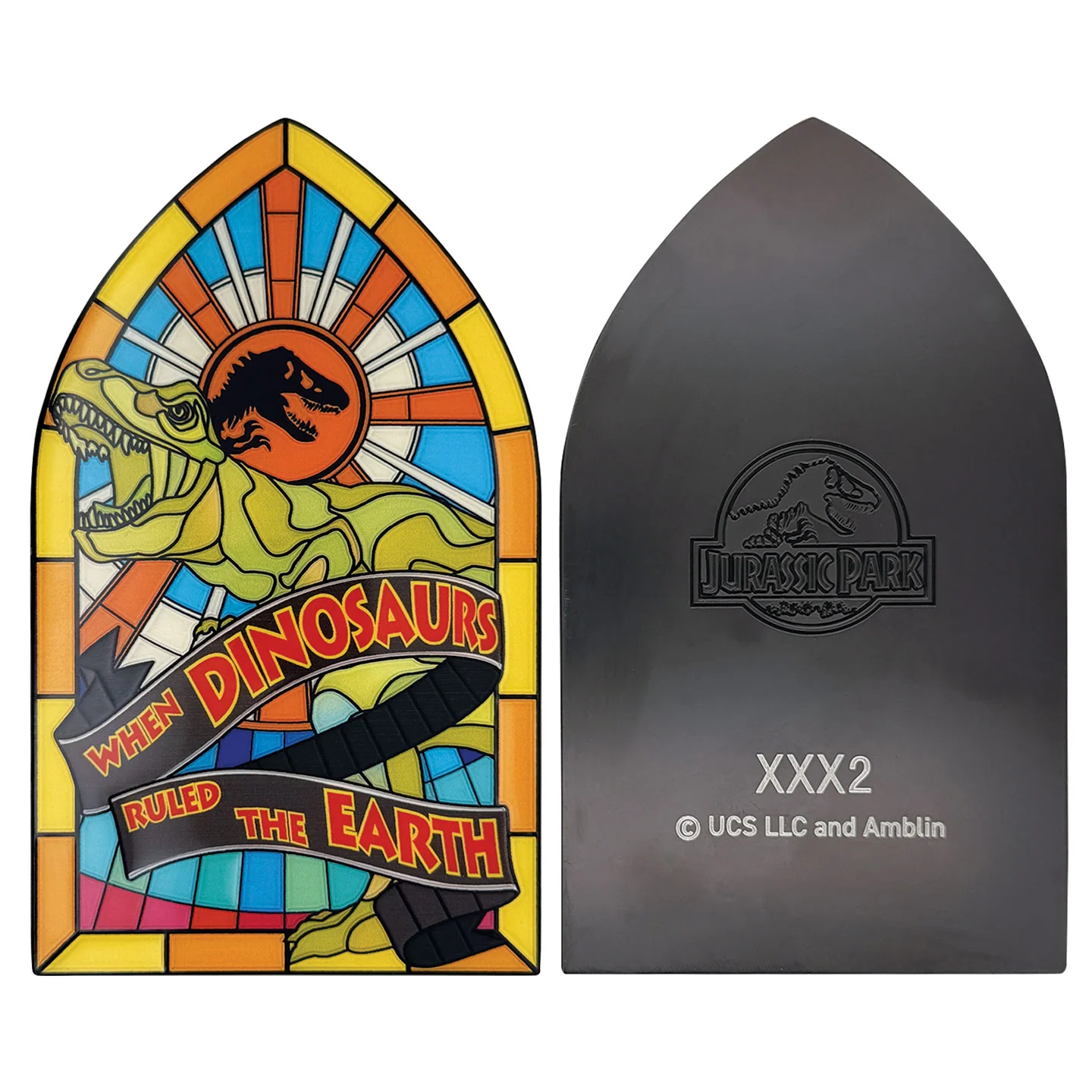 Jurassic Park – Stained Glass Style Metal Ingot - Image 2