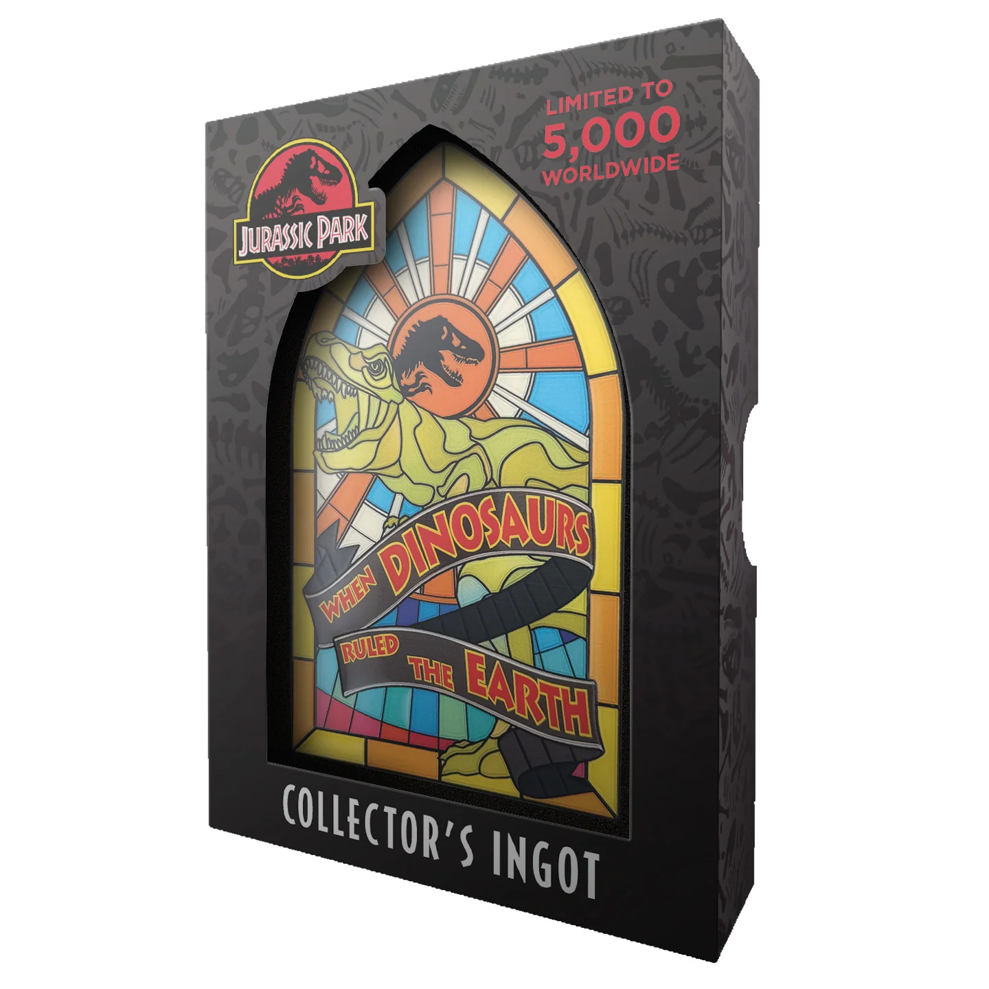 Jurassic Park – Stained Glass Style Metal Ingot - Image 3