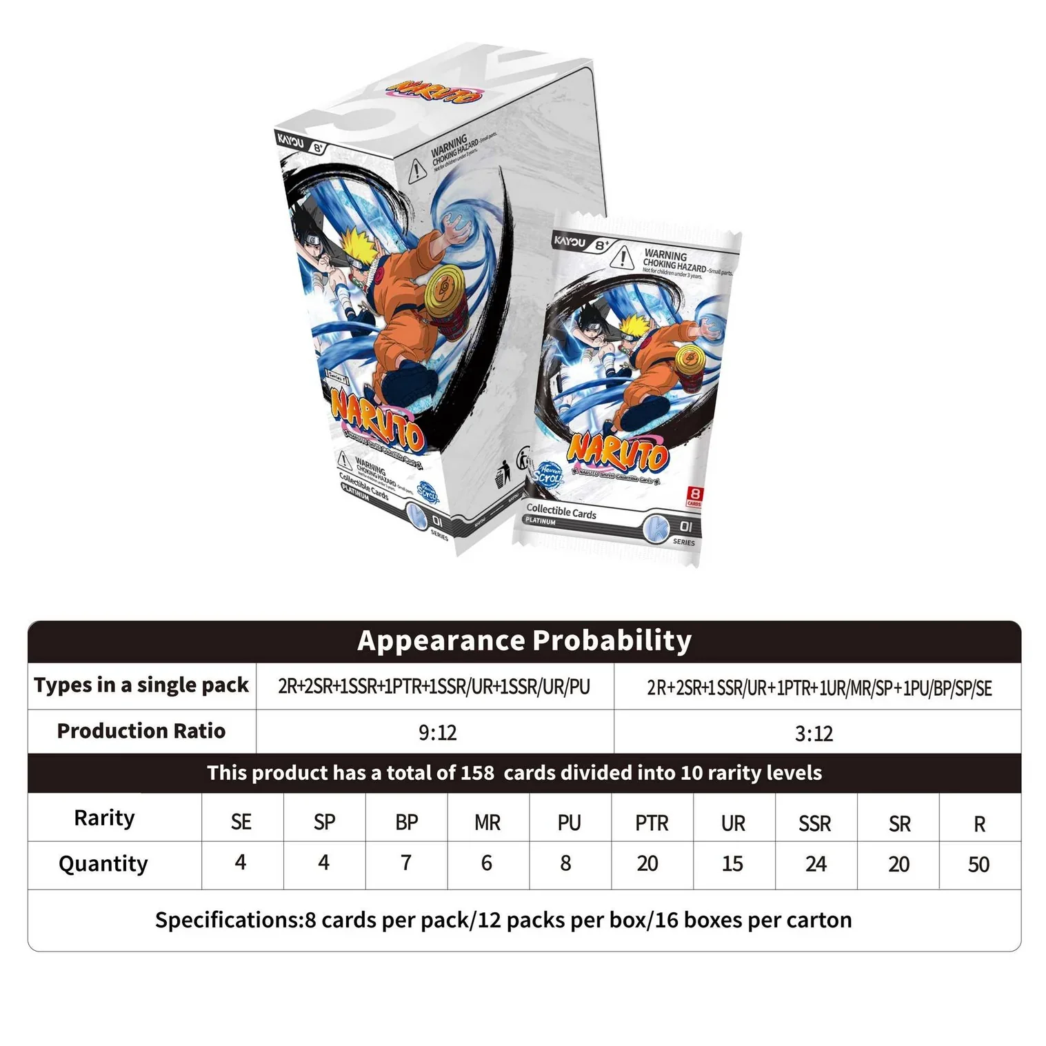 Kayou Naruto: Smriti Collectable Cards - Heaven Scroll Booster Box (12 Packs) - Image 5