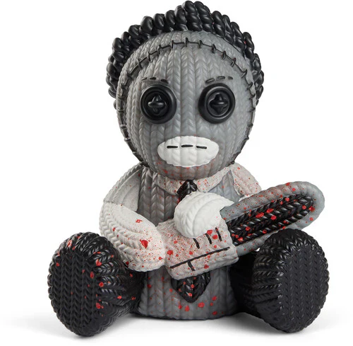 Leatherface: Bloody (Black & White) 395 Vinyl Figure from Handmade By Robots