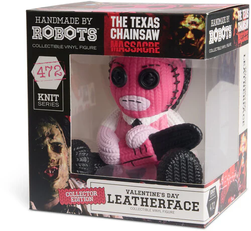 Leatherface (Valentine's Day) 472 Collectible Vinyl Figure from Handmade By Robots - Image 2