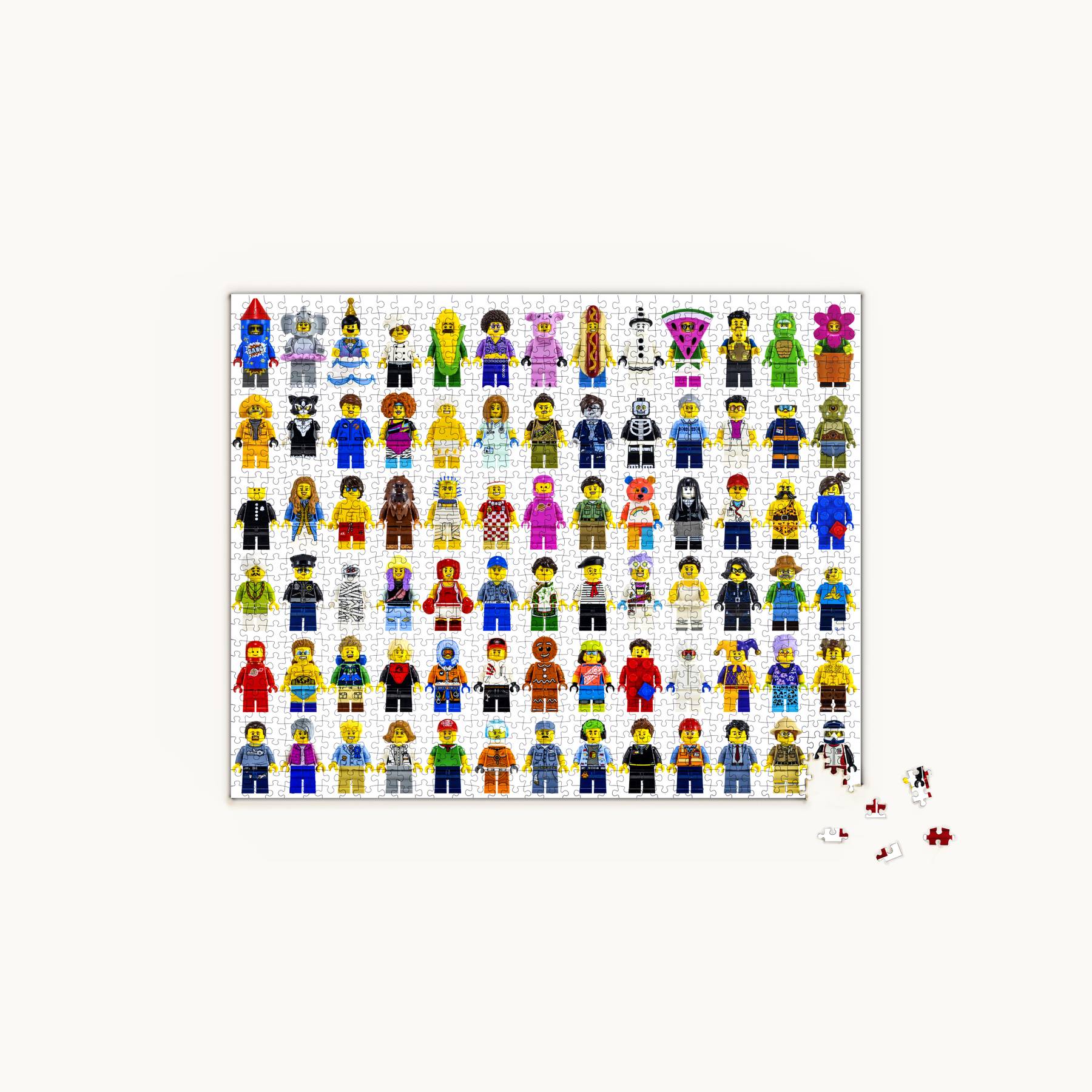 LEGO Minifigure 1000-Piece Puzzle - Image 2
