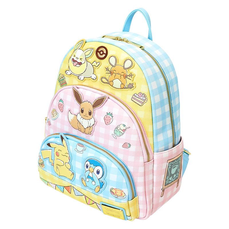 Loungefly - Pokemon Cafe Triple Pocket Backpack - Image 3