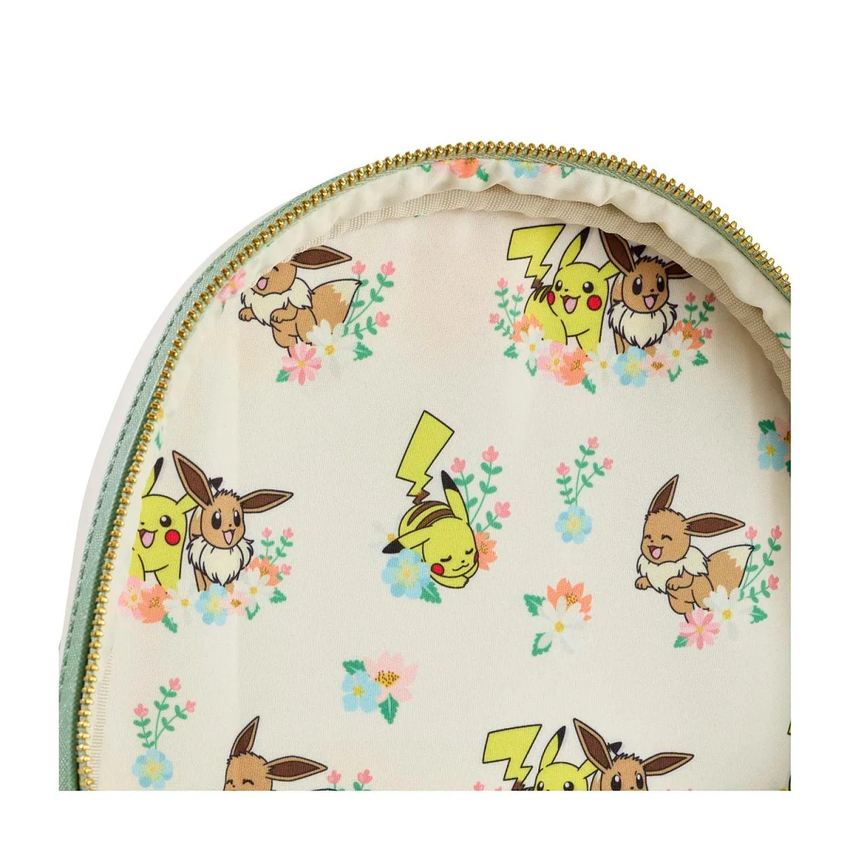 Loungefly - Pokemon Pikachu & Eevee Floral Mini Backpack - Image 3