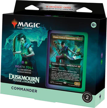 Magic: The Gathering - Duskmourn: House of Horror Commander Deck Death Toll