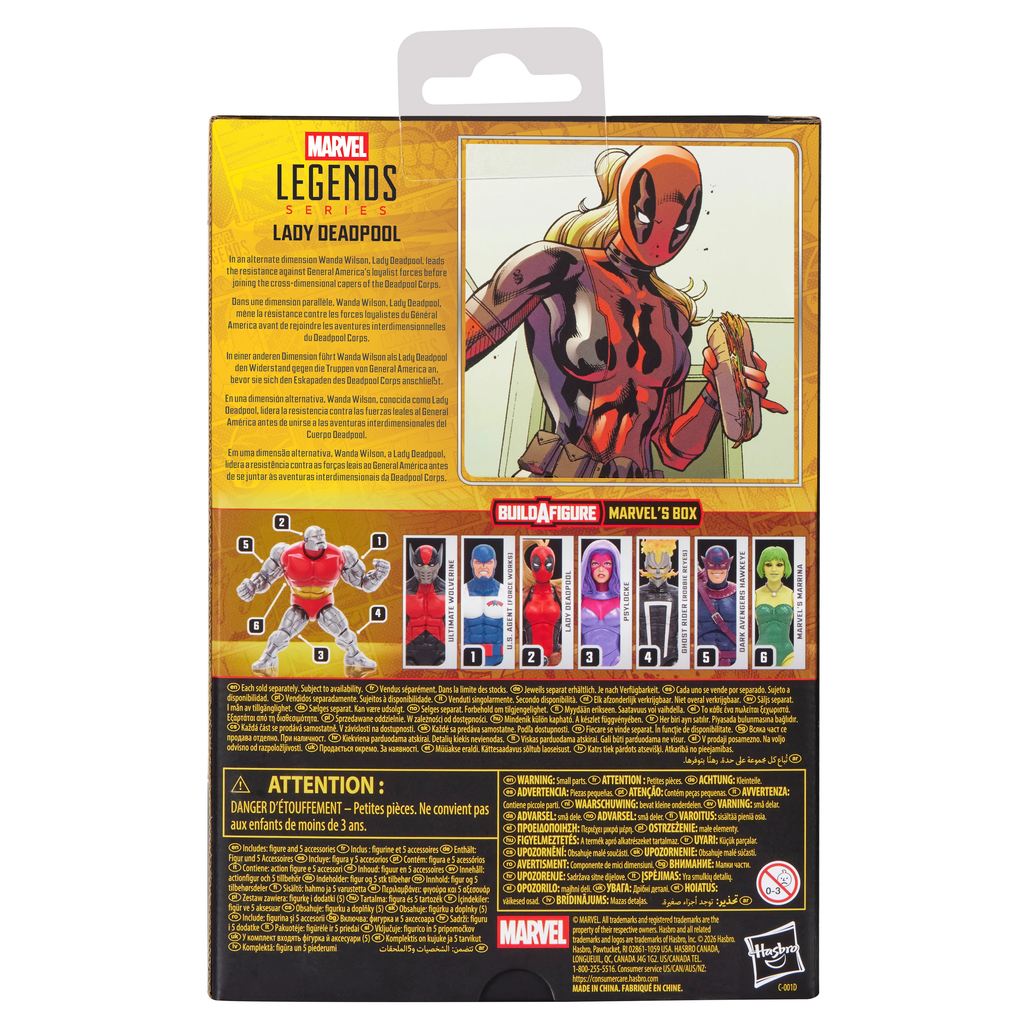 Marvel Legends Series Lady Deadpool - Image 3