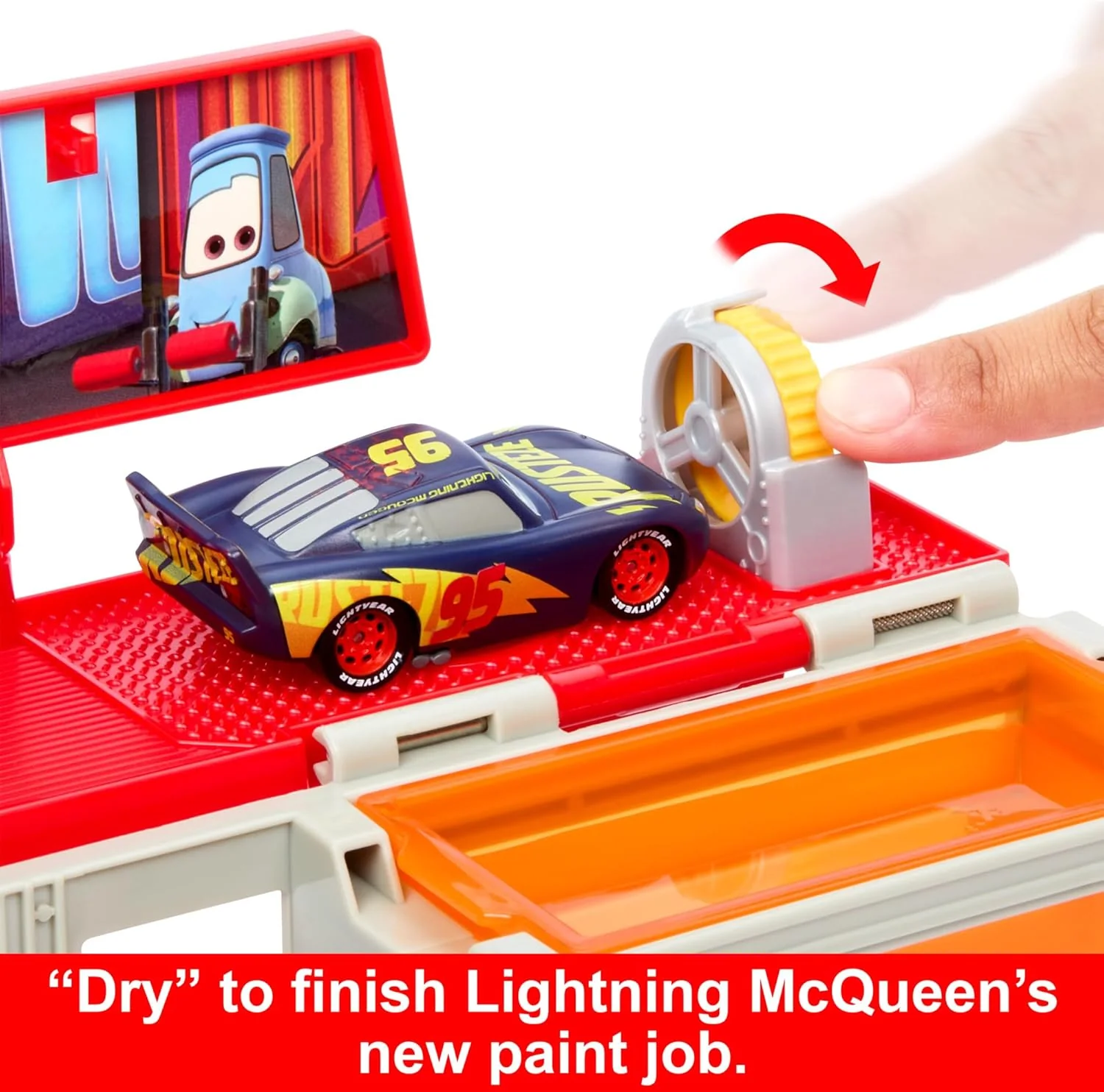 Mattel Disney Pixar Cars - Mack Transforming Truck & Toy Car Playset - Image 3