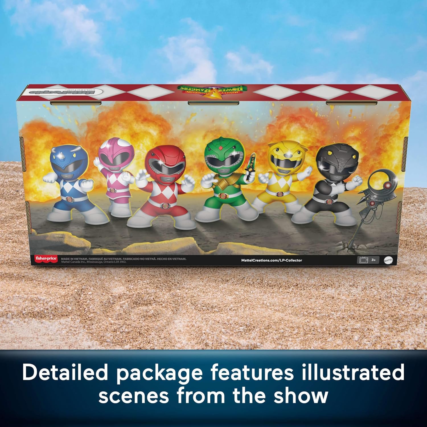 Mattel Fisher-Price Little People Collector: Power Rangers Set - Image 6