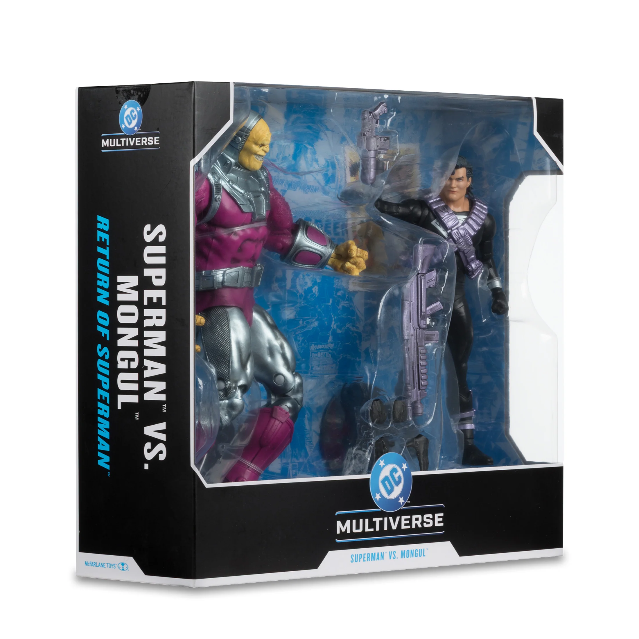 McFarlane DC Multiverse 7IN With Megafig 2PK : Mongul VS Kryptonian Suit Superman - Image 7