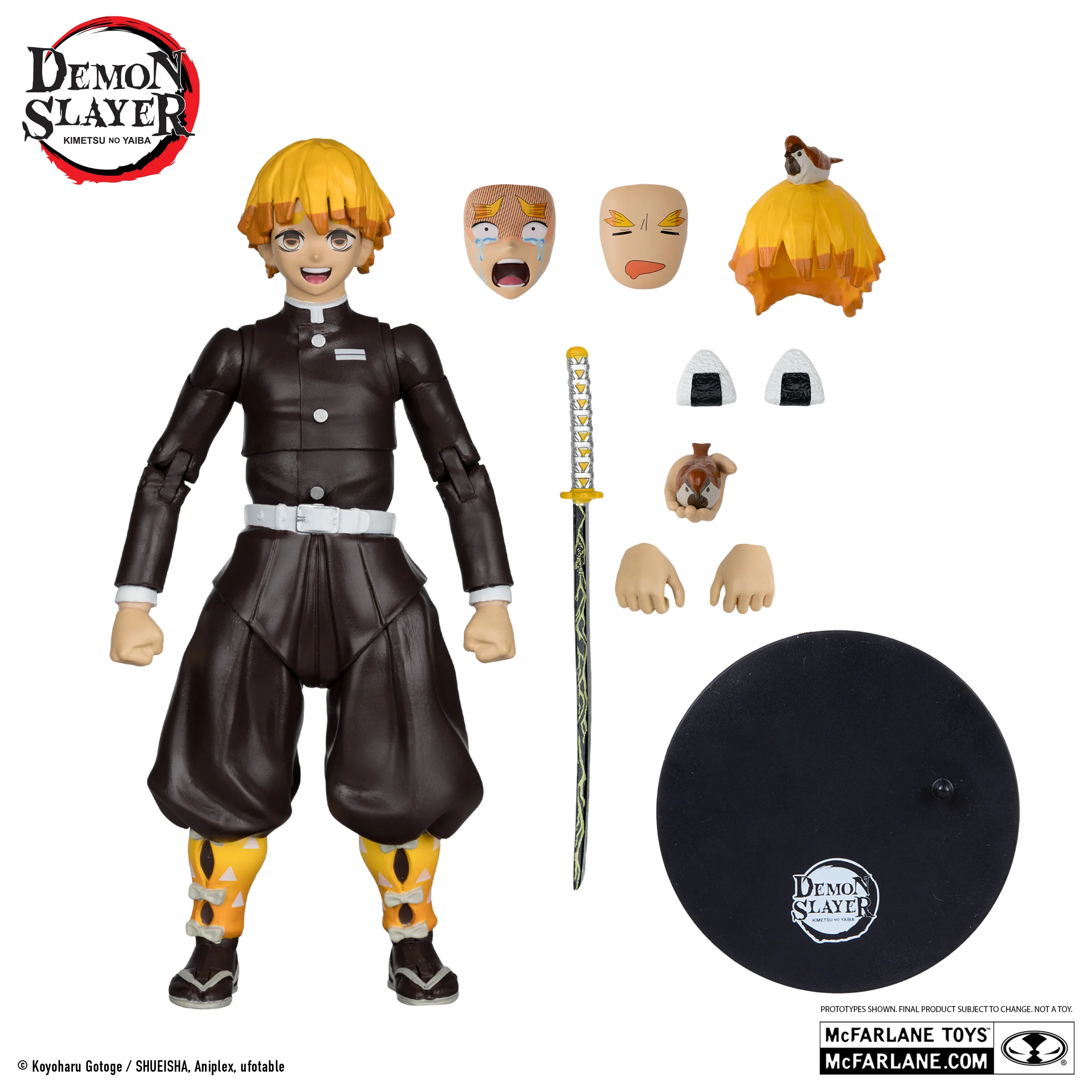 McFarlane Demon Slayer 7IN WV8 - Zenitsu Agatsuma With Chuntaro (Season 2) - Image 3