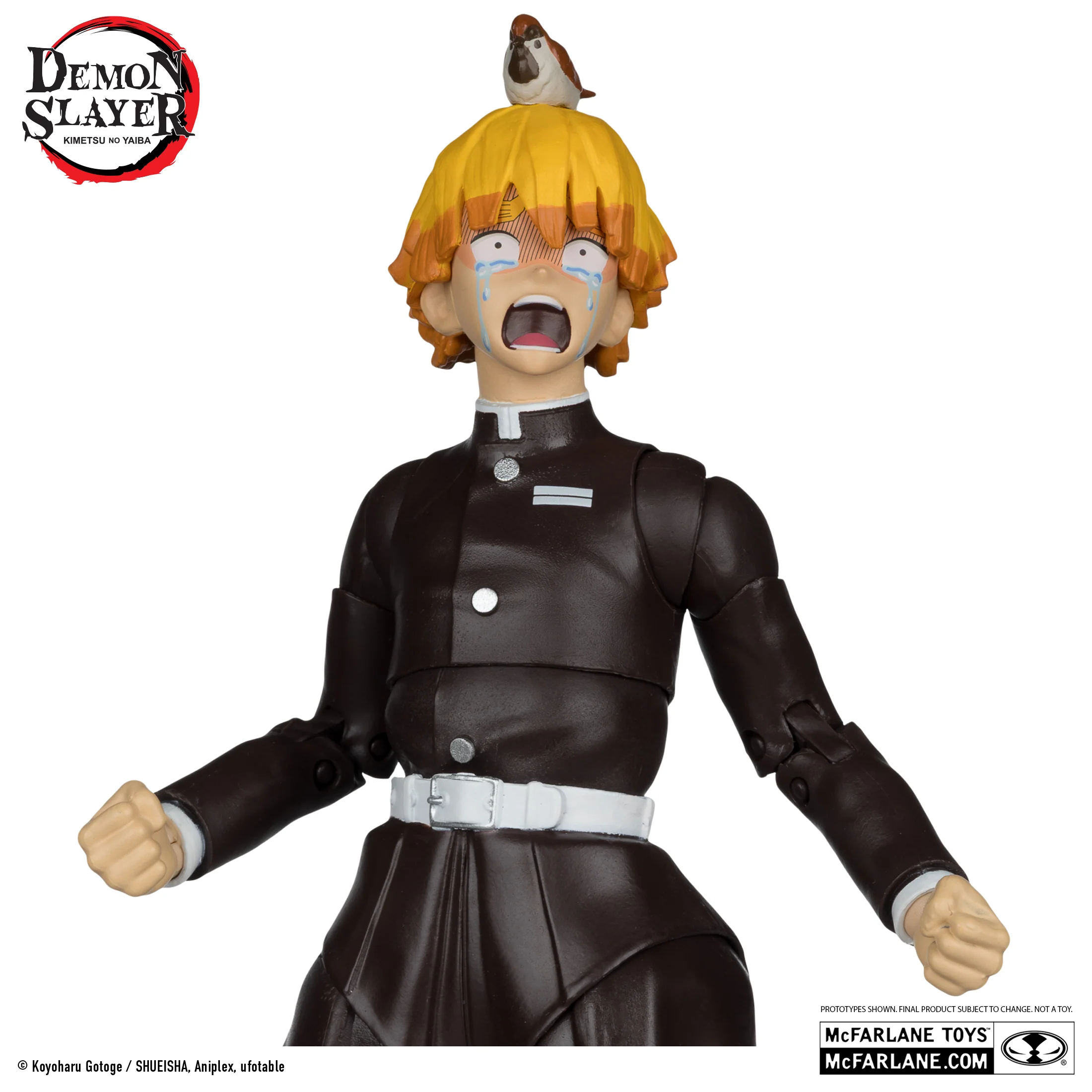 McFarlane Demon Slayer 7IN WV8 - Zenitsu Agatsuma With Chuntaro (Season 2) - Image 4