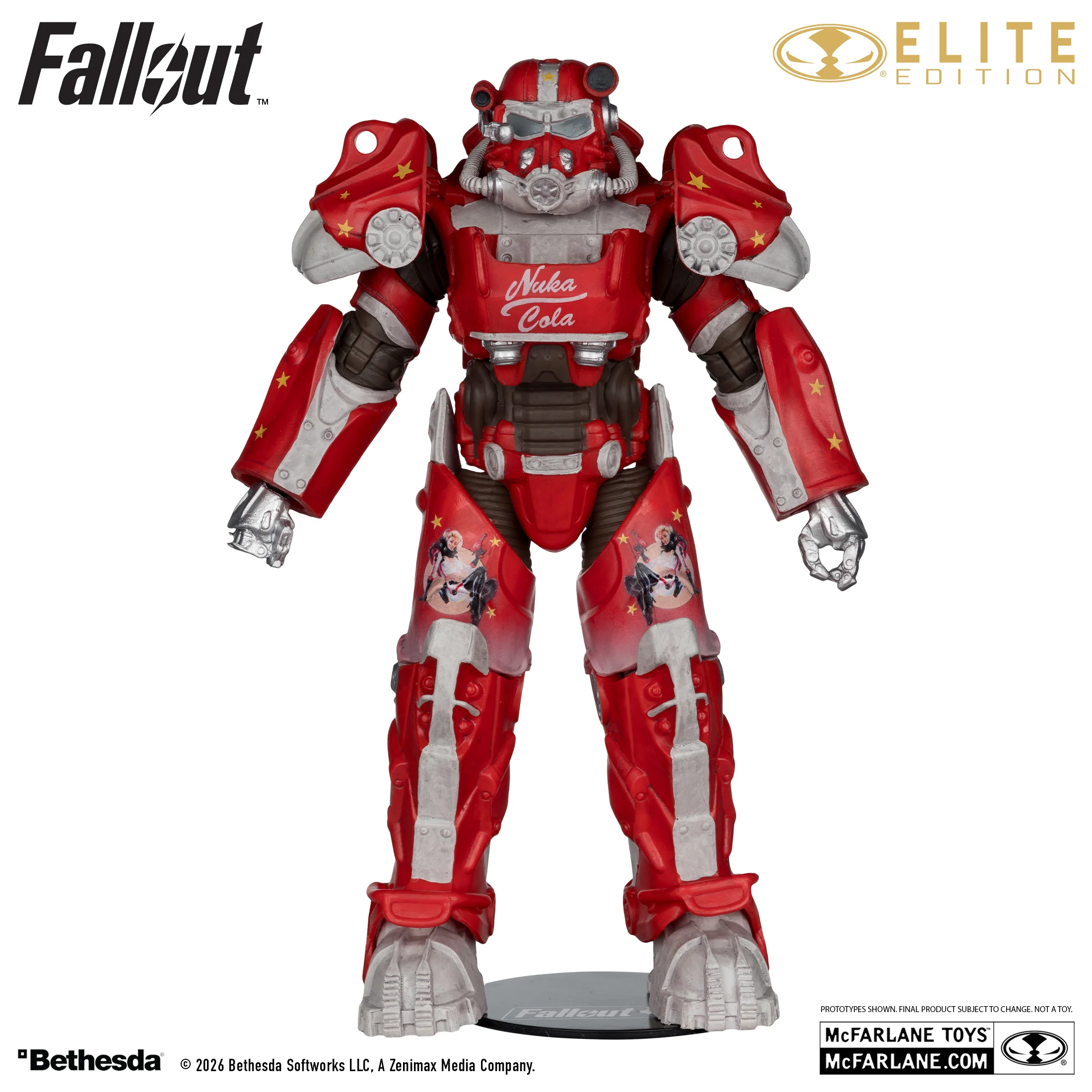 McFarlane Elite Edition 7IN : Fallout 76 - Nuka Cola T-60 (Gold Label) - Image 5