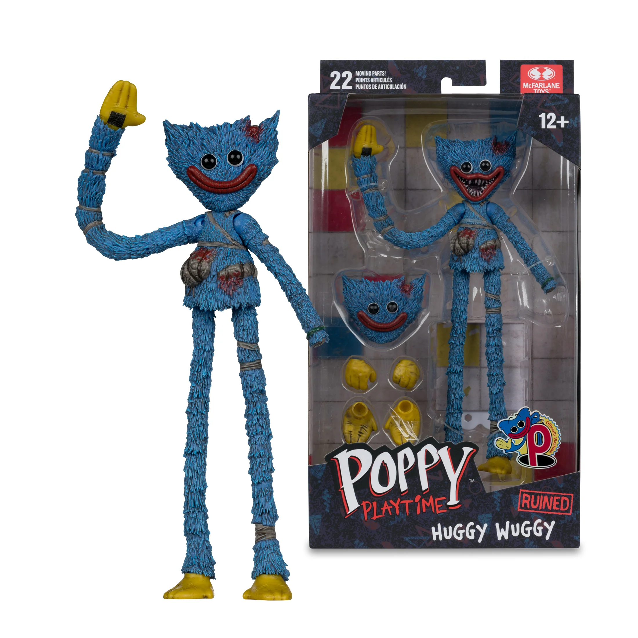 McFarlane Poppy Playtime 7IN - Huggy Wuggy Ruined - Image 11