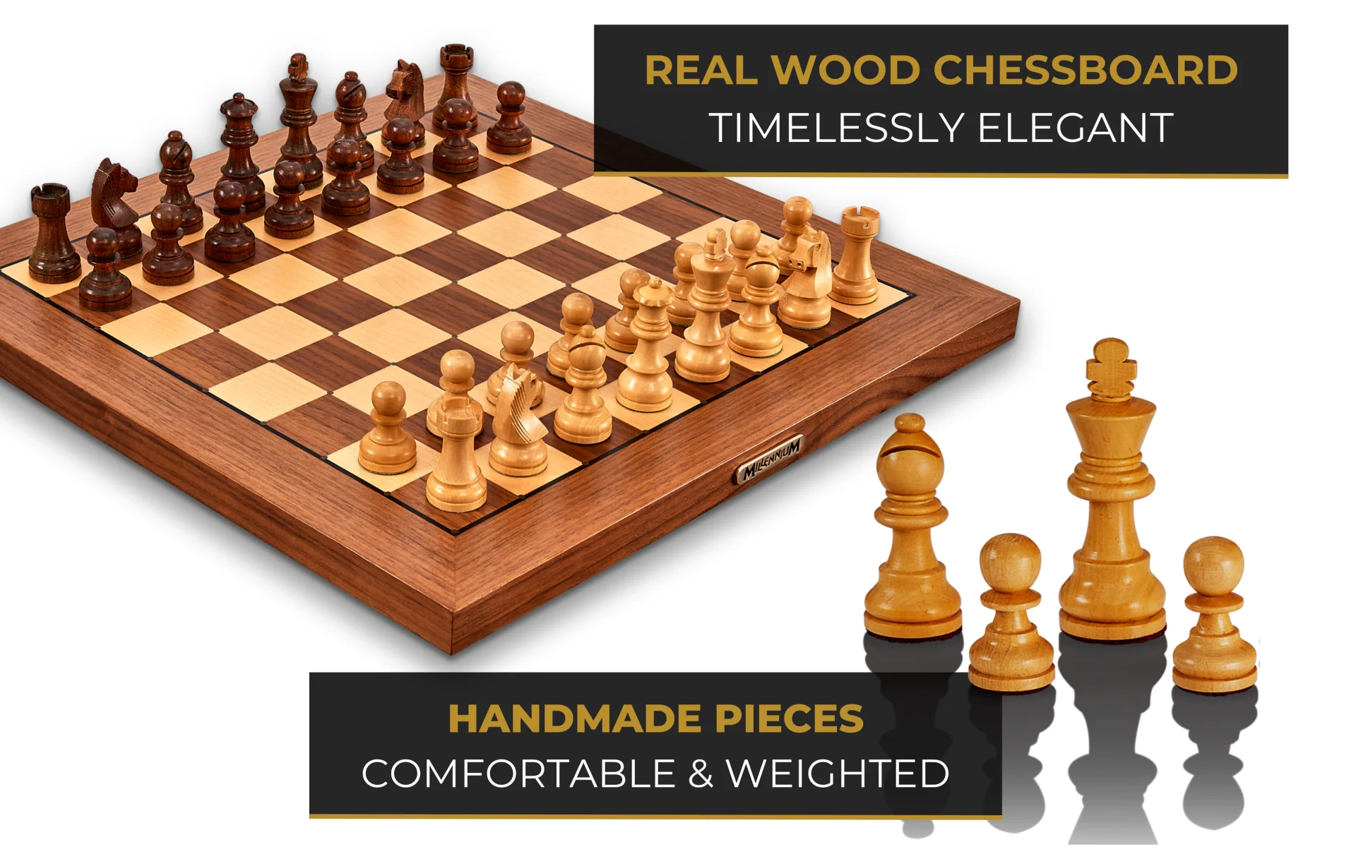 Millennium Chess Classics Exclusive Electronic Chess Set - Image 2