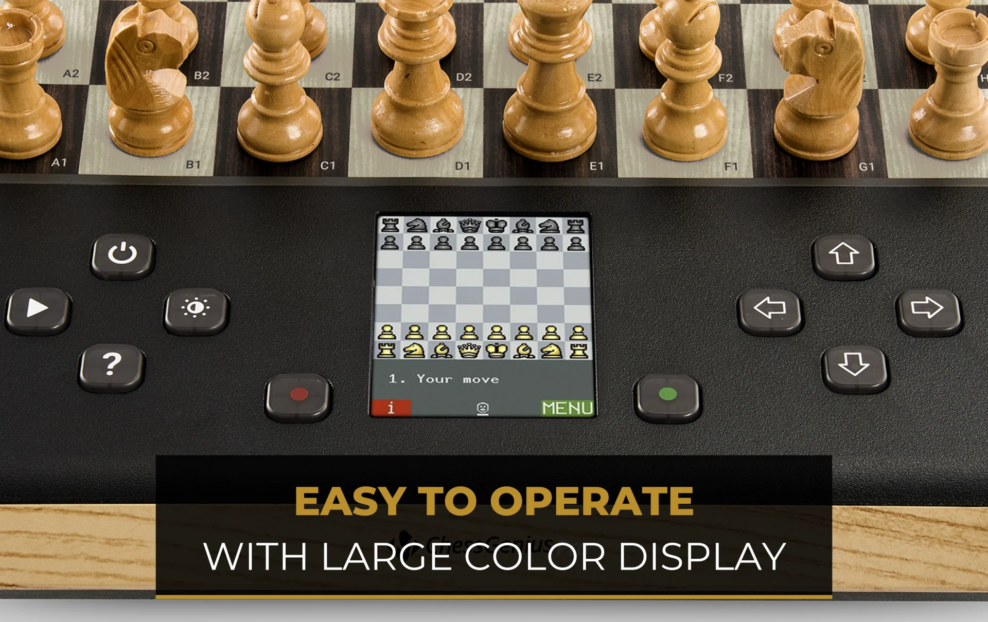 Millennium Chess Genius Pro 2024 Wood Look - Image 3