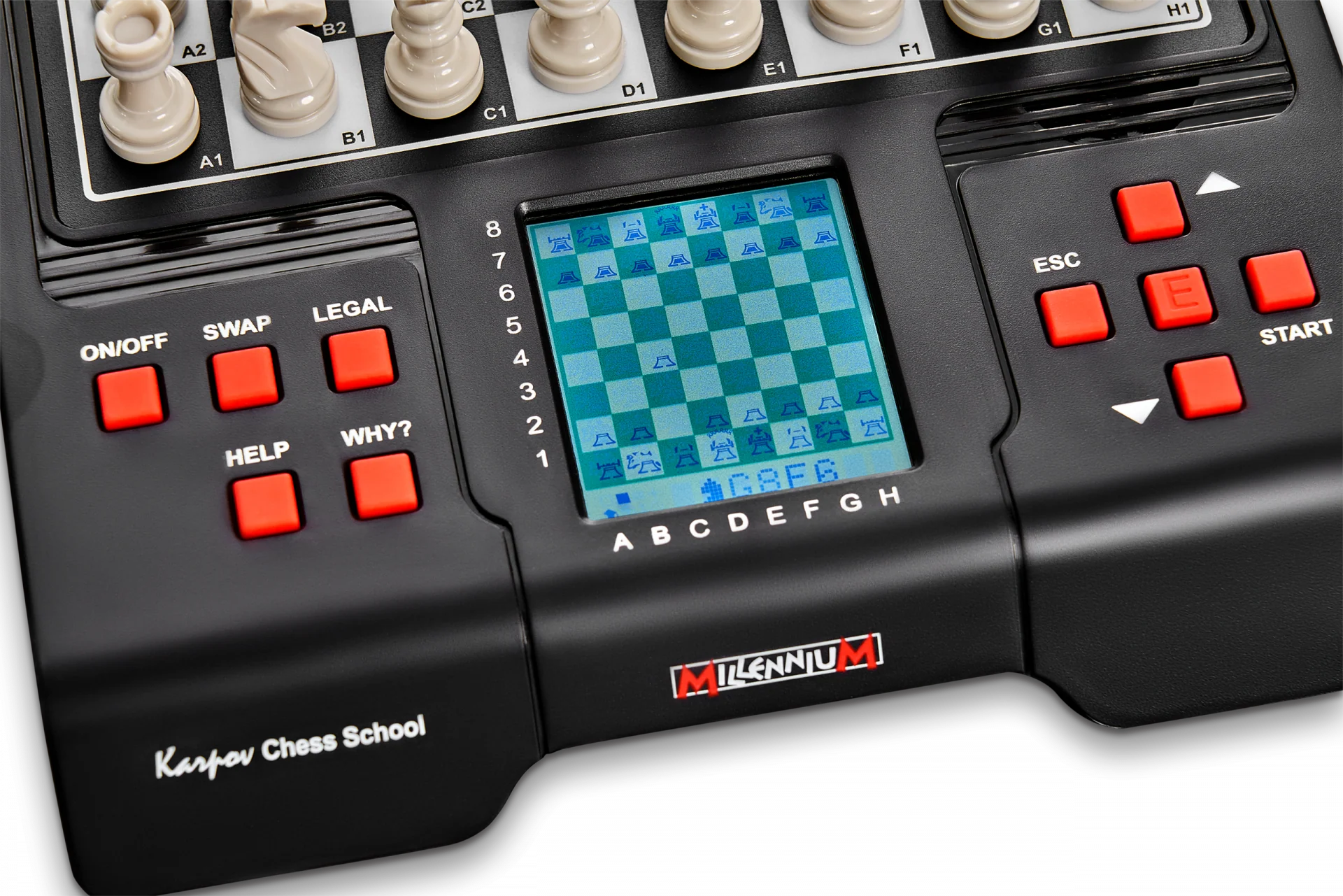 Millennium Chess School With Book (English & German) - Chess Computer - Image 7