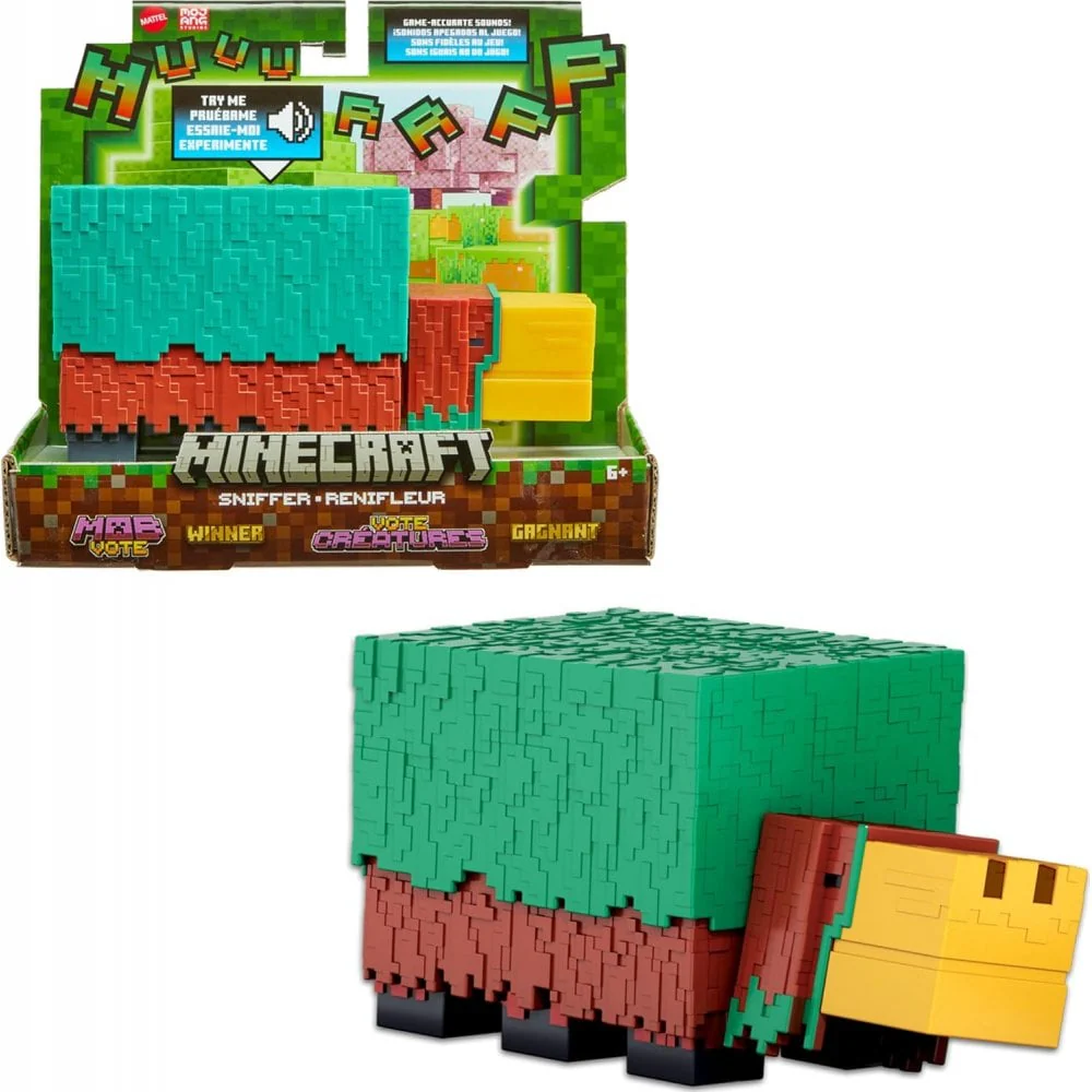 Minecraft Sniffer Action Figure with Game-Accurate Sounds