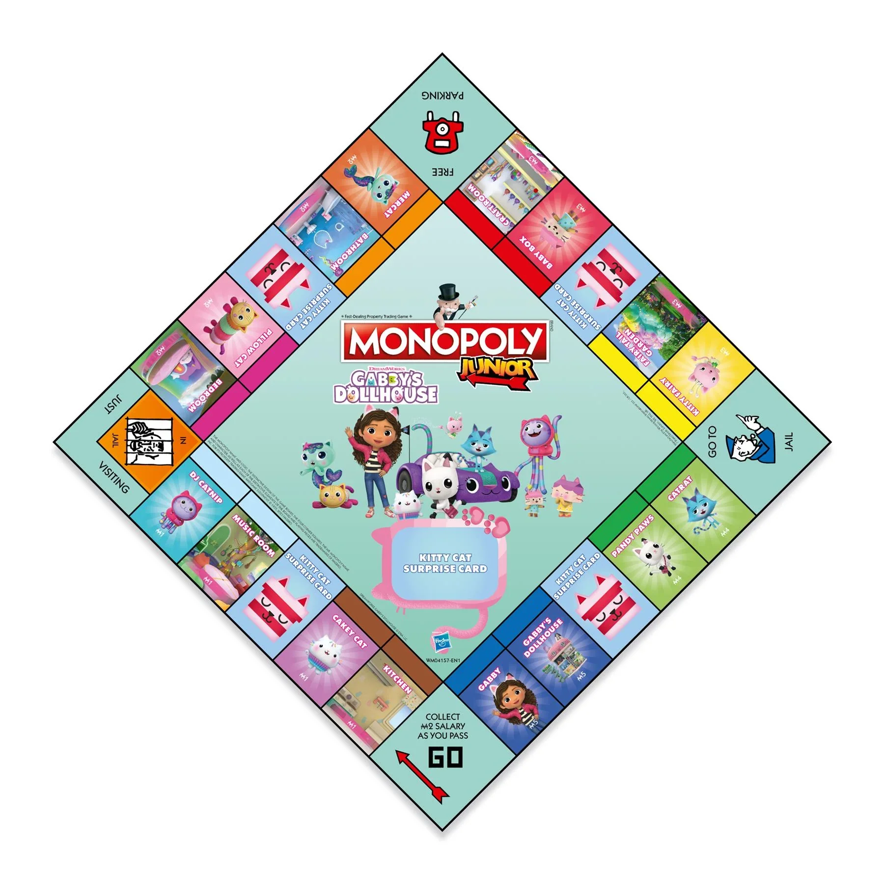 Monopoly Gabby's Dollhouse Junior Board Game - Image 5