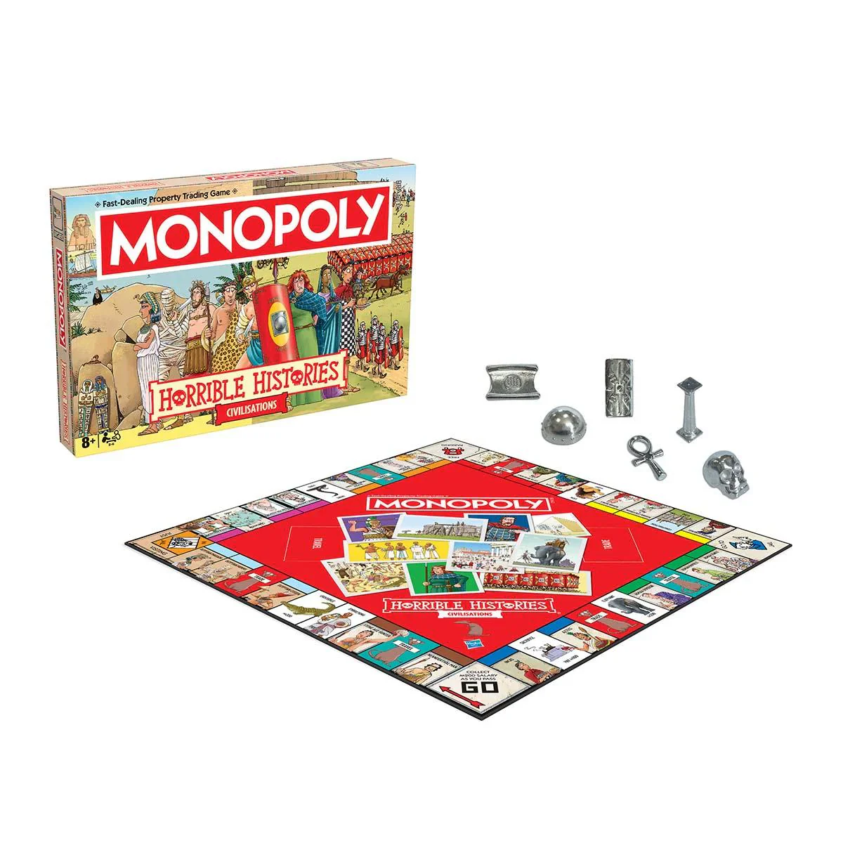Monopoly Horrible Histories Ancient Civilizations Board Game - Image 2