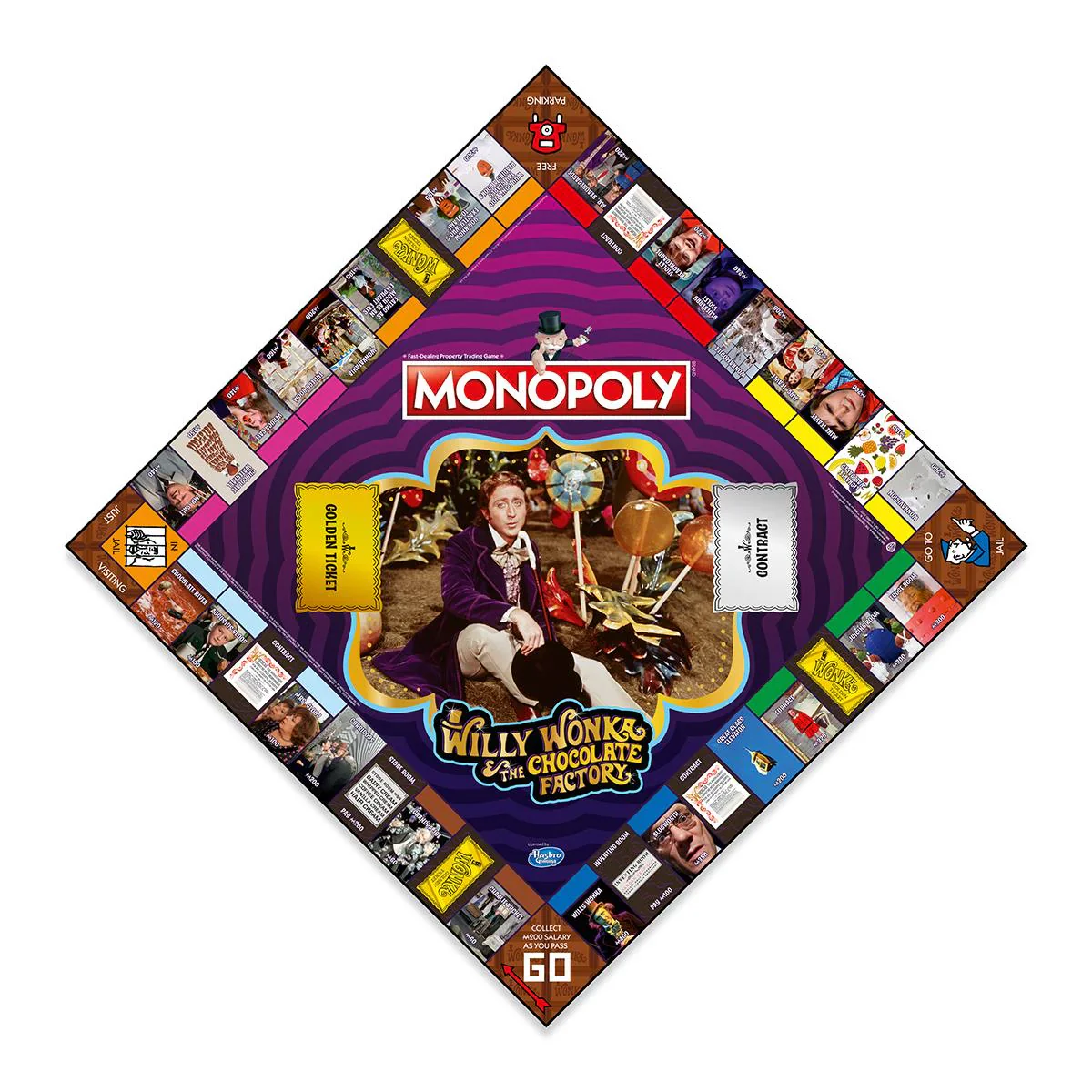 Monopoly Willy Wonka and the Chocolate Factory Board Game - Image 2