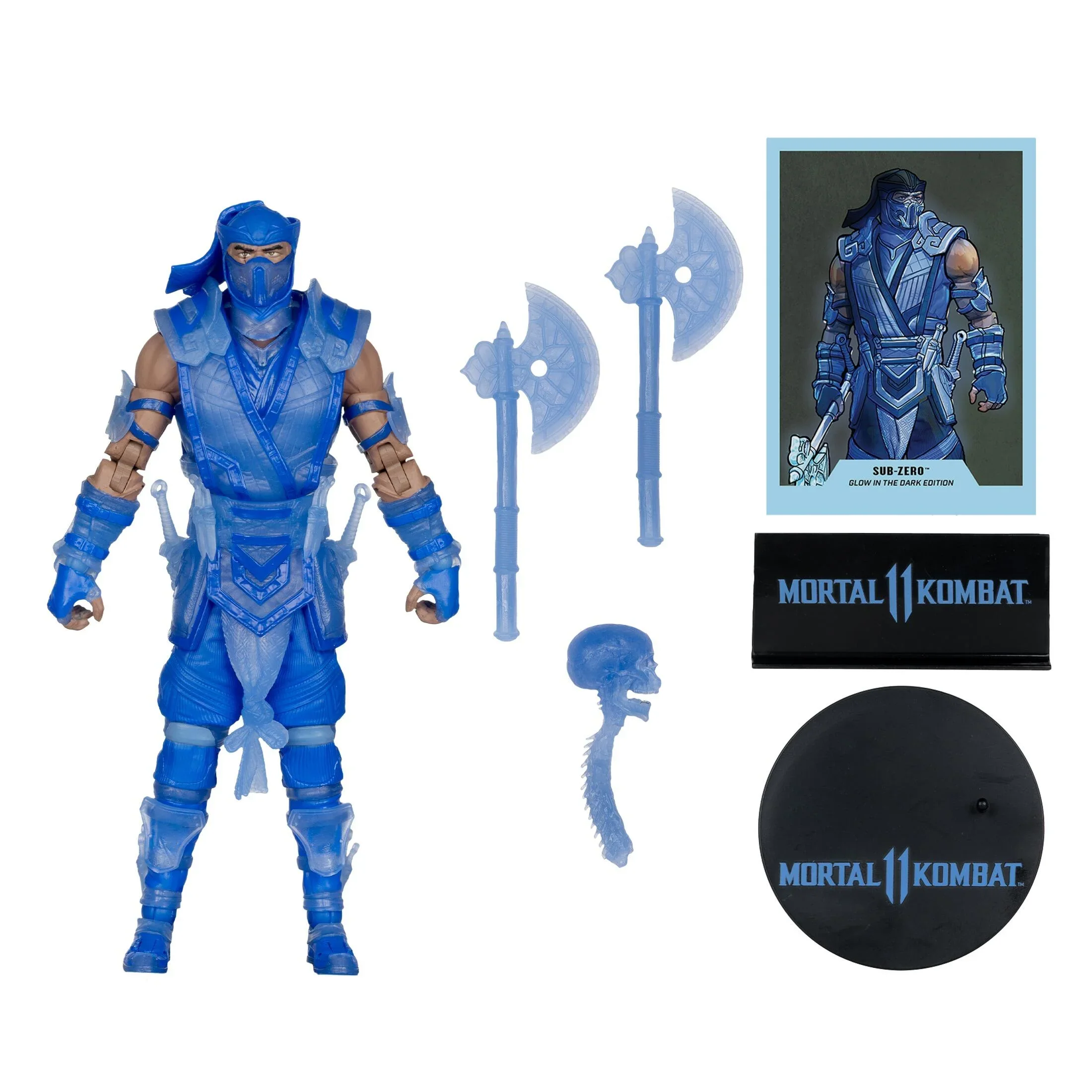 Mortal Kombat Action Figure Glow in The Dark Edition Sub-Zero (Gold Label) 18 cm McFarlane Toys - Image 8