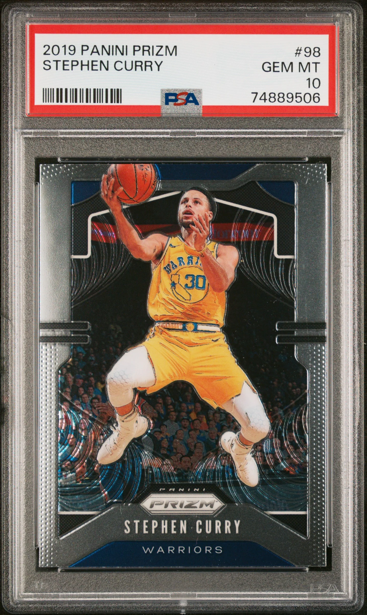 NBA Graded Card 2019 Panini Prizm [98 Stephen Curry PSA 10