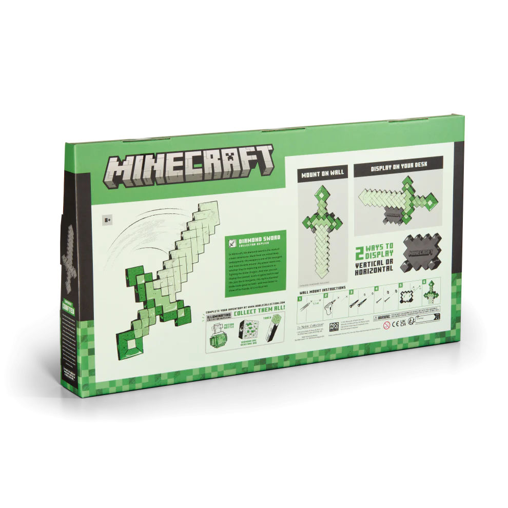 The Noble Collection - Minecraft: Diamond Sword – Collector Replica - Image 3