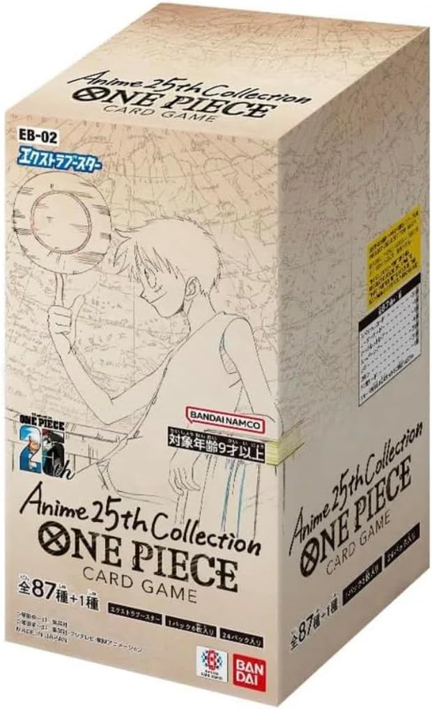 One Piece Card Game: Anime 25th Collection (EB-02) Extra Booster Box [JP]