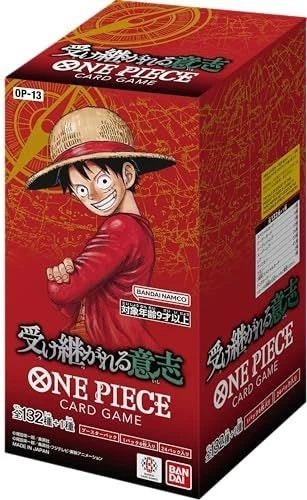One Piece Card Game: Carrying On His Will (OP-13) Booster Box [JP]