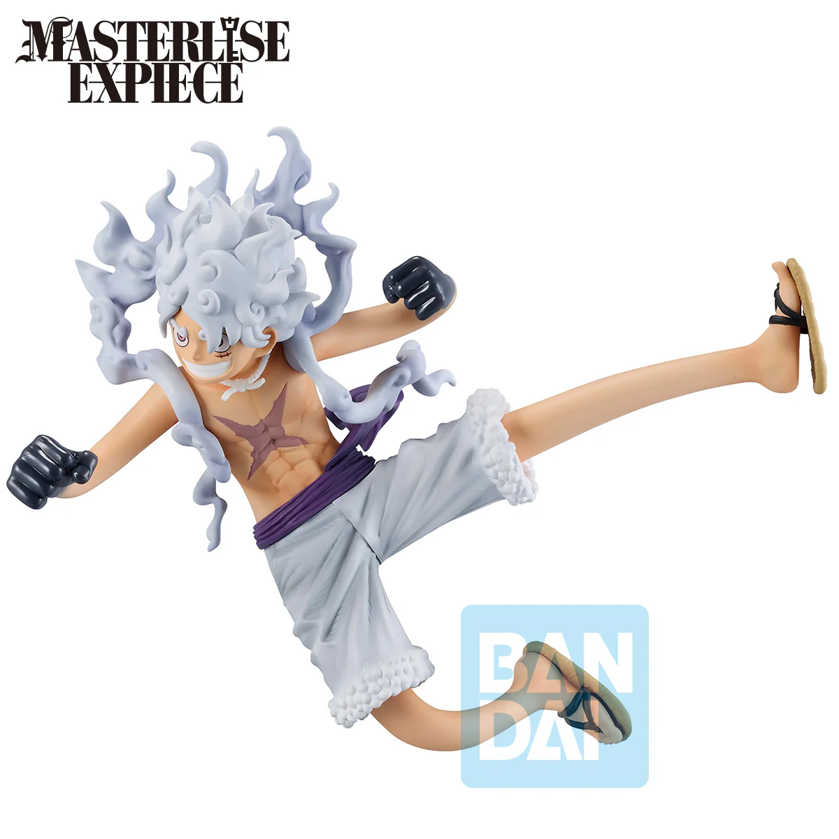 One Piece Ichibansho Figure Masterlise Expiece Monkey D. Luffy Gear 5 Action Figure - Image 5
