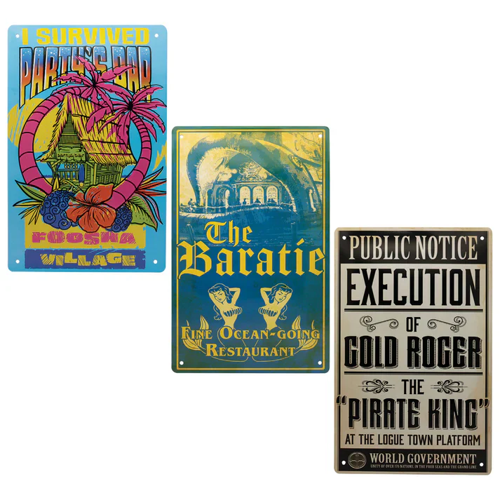 One Piece Set of 3 Tin Signs - Image 2