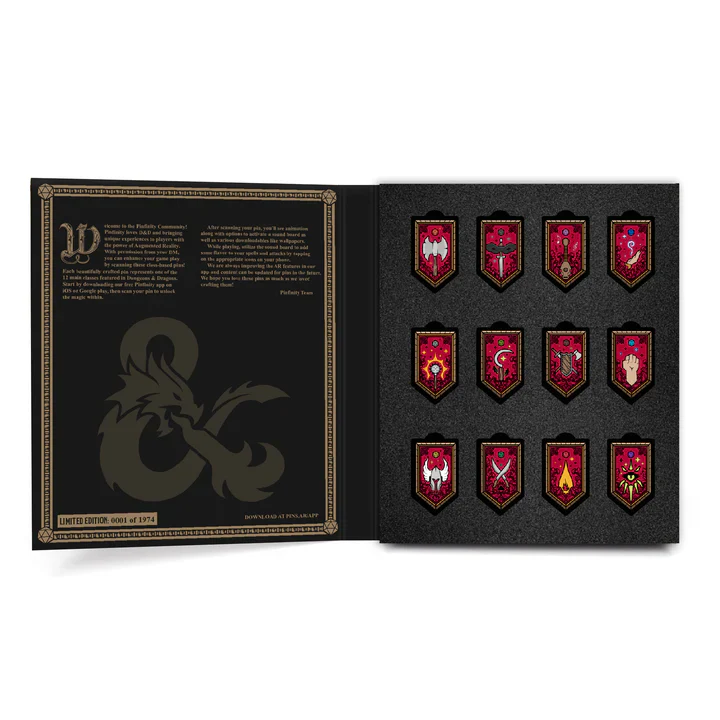 Pinfinity AR Pin: Dungeons & Dragons Limited Edition 12 Class Set PDD SET 001 - Image 2