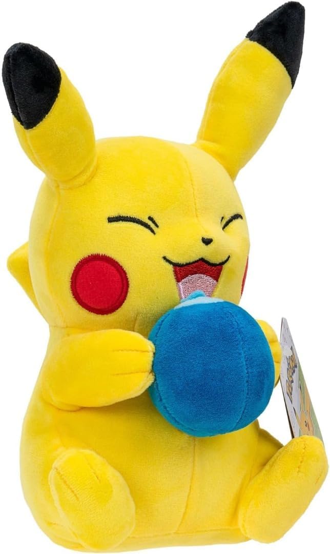Pokemon 8" Pikachu Plush with Oran Berry - Image 3