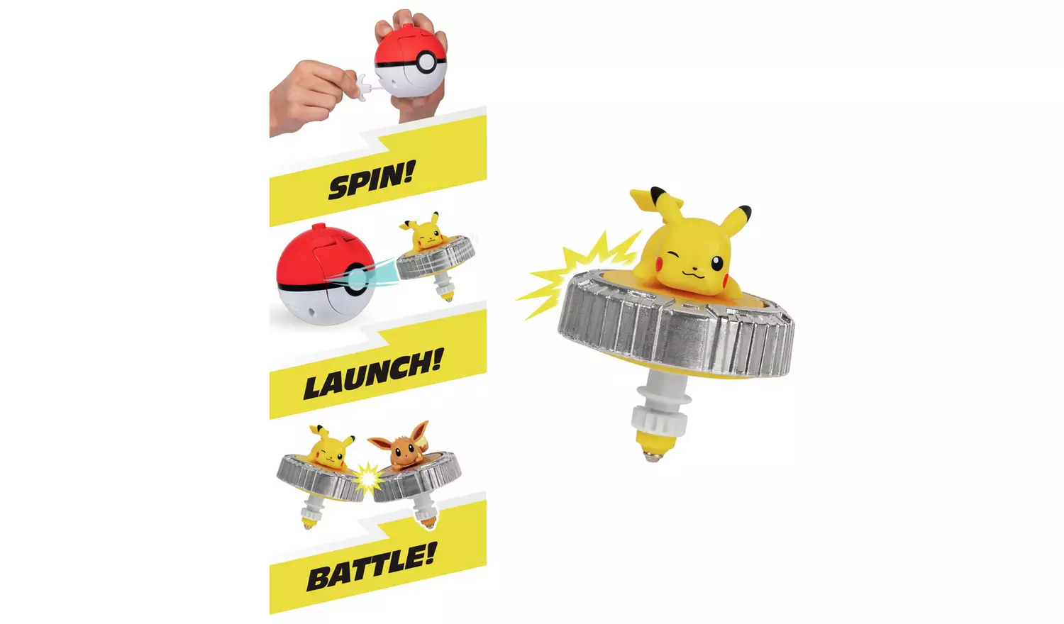 Pokemon Battle Spinner Pack: Squirtle & Pokeball - Image 3