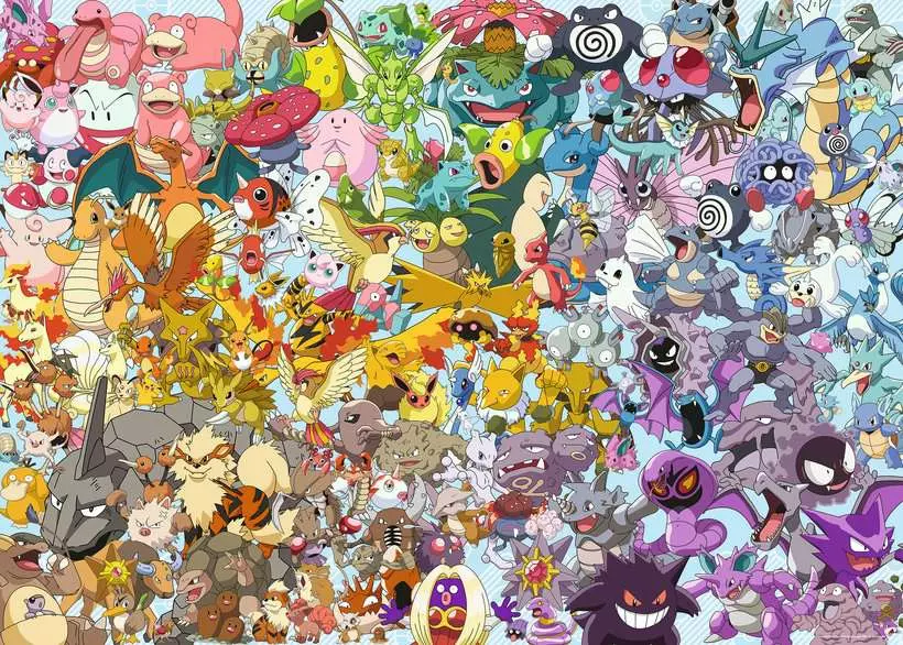 Pokemon Jigsaw Puzzle: Pokemon (1000 pieces) Challenge - Image 2