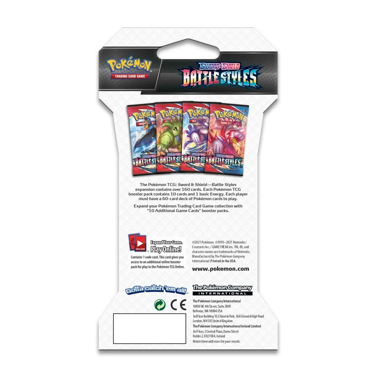 Pokemon TCG: Battle Styles Sleeved Booster Pack Art Bundle [Set of 4] - Image 6