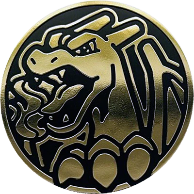 Pokemon TCG: Black & Gold Clear Charizard Oversized Coin
